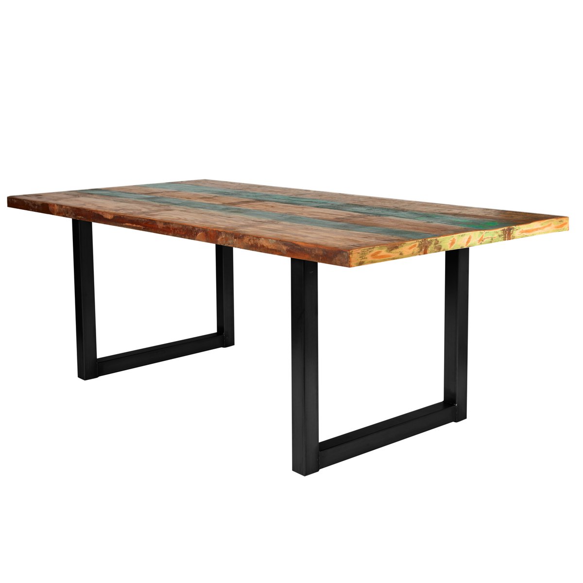 Tisch 200x100 cm, buntes Altholz