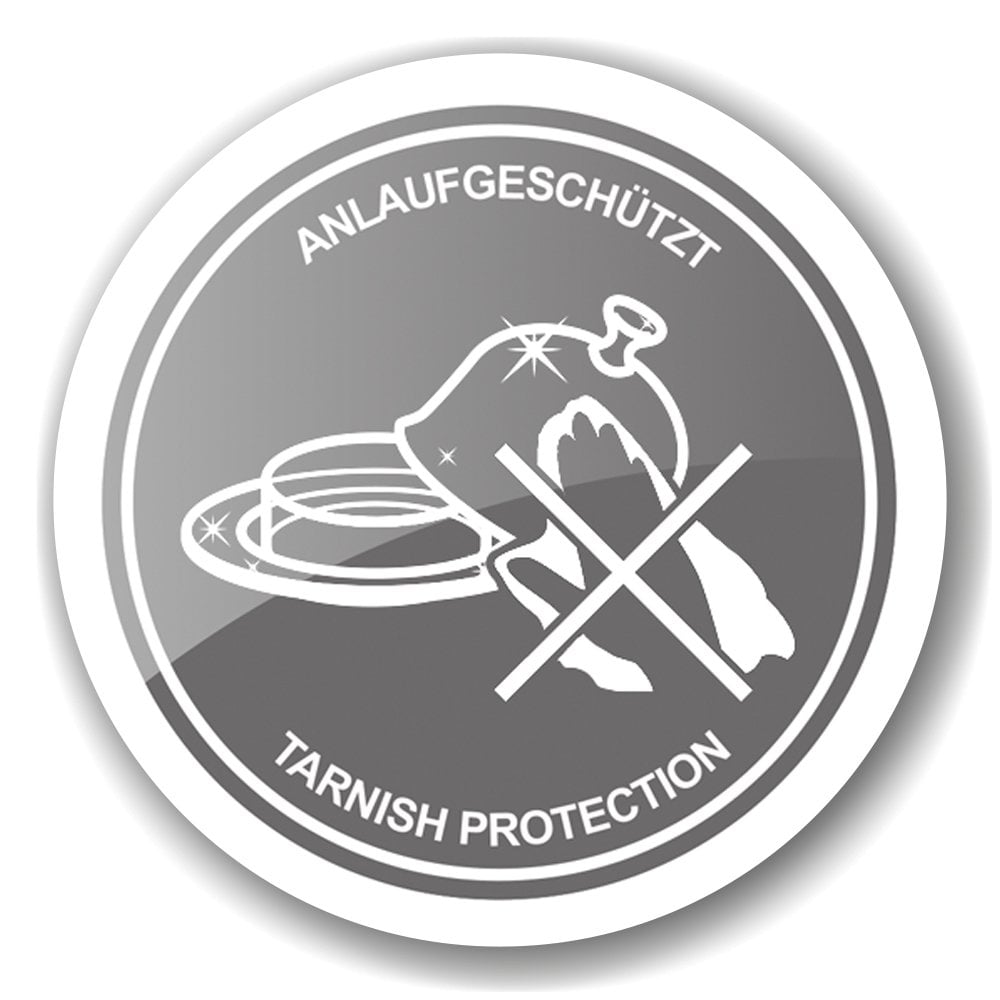 EDZARD 6er Set Serviettenring Faden, edel versilbert, anlaufgeschützt, Länge 6 cm
