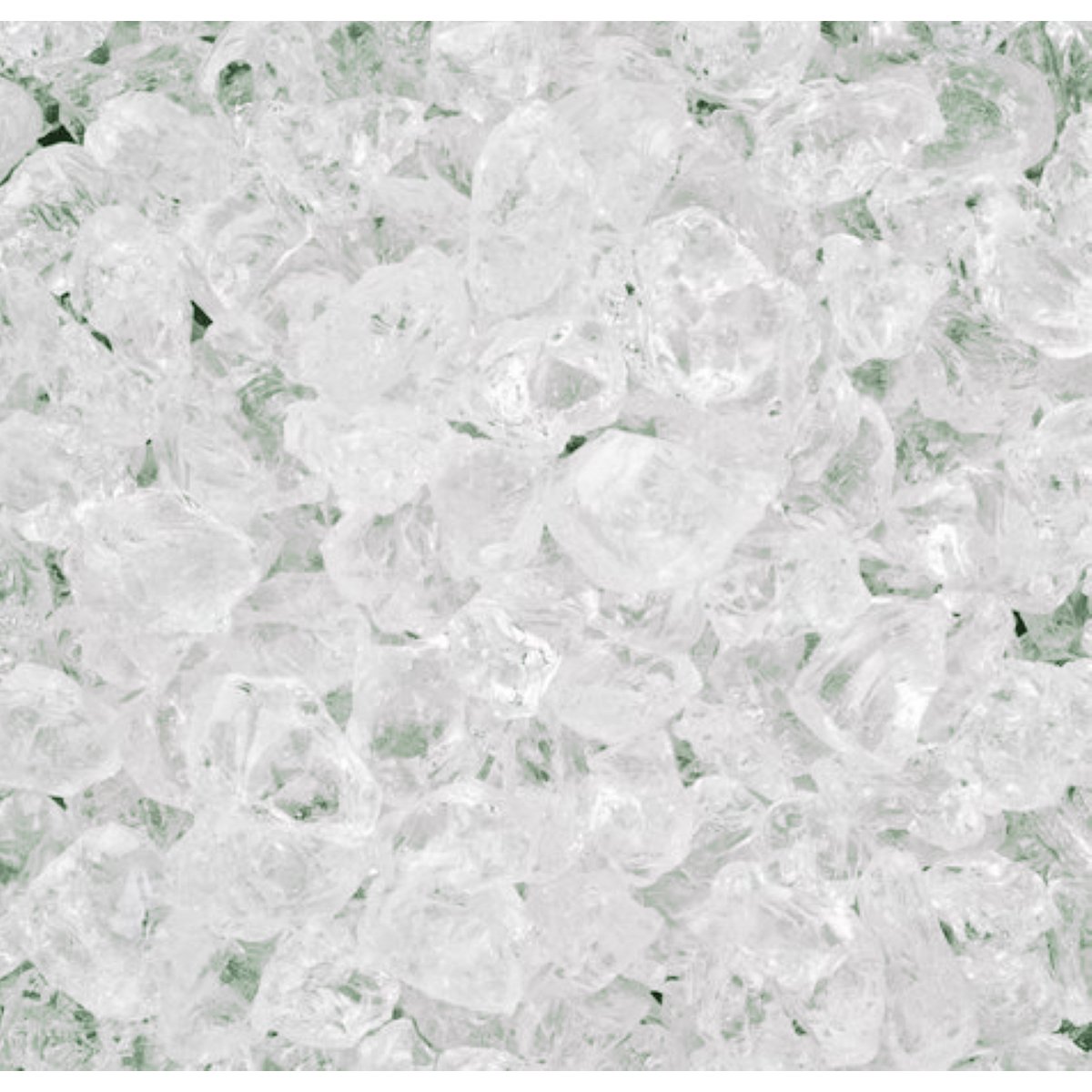 Dekogranulat Glassteine (2-4 mm), 1kg, transparent, wasserfest, staubfrei