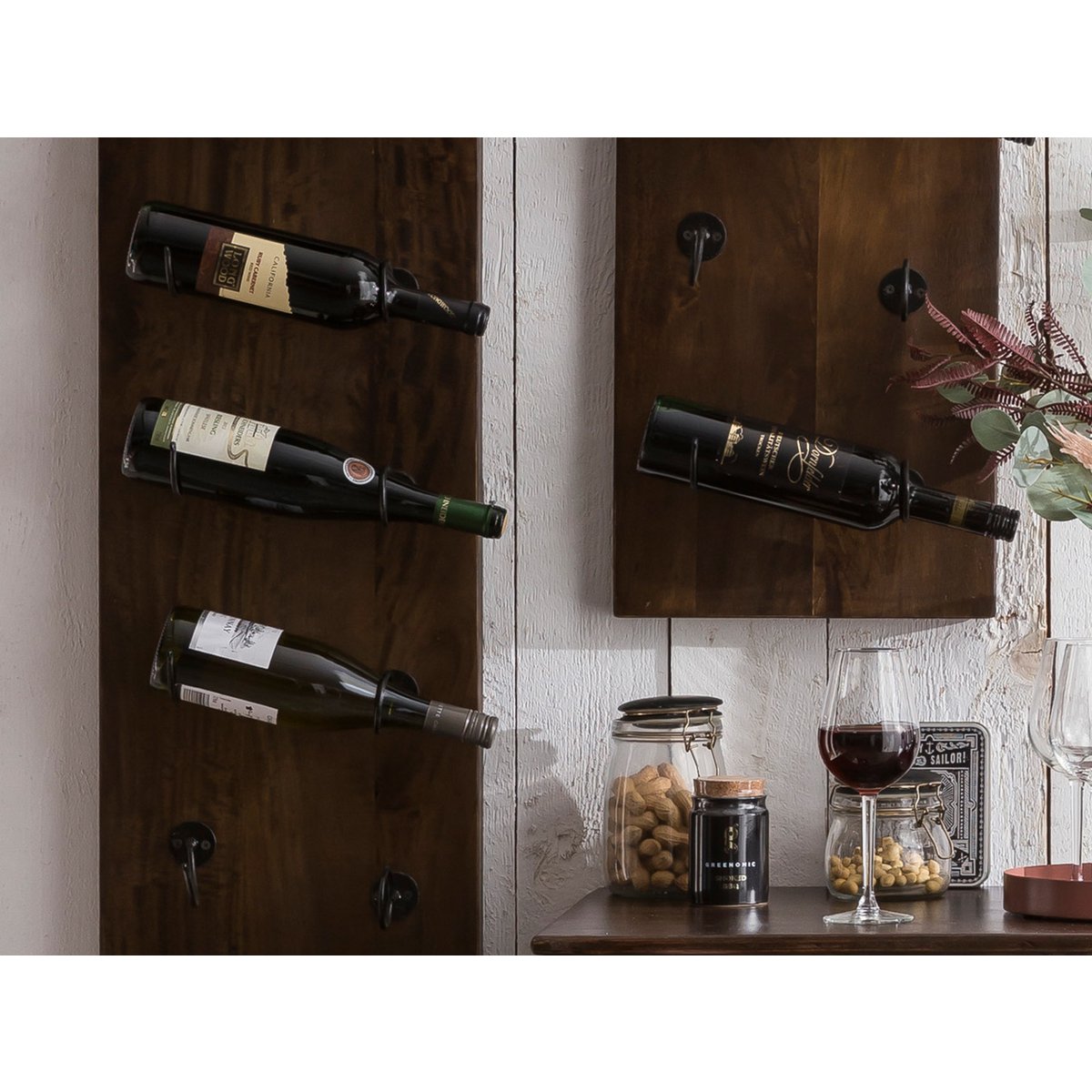 Wand-Weinregal