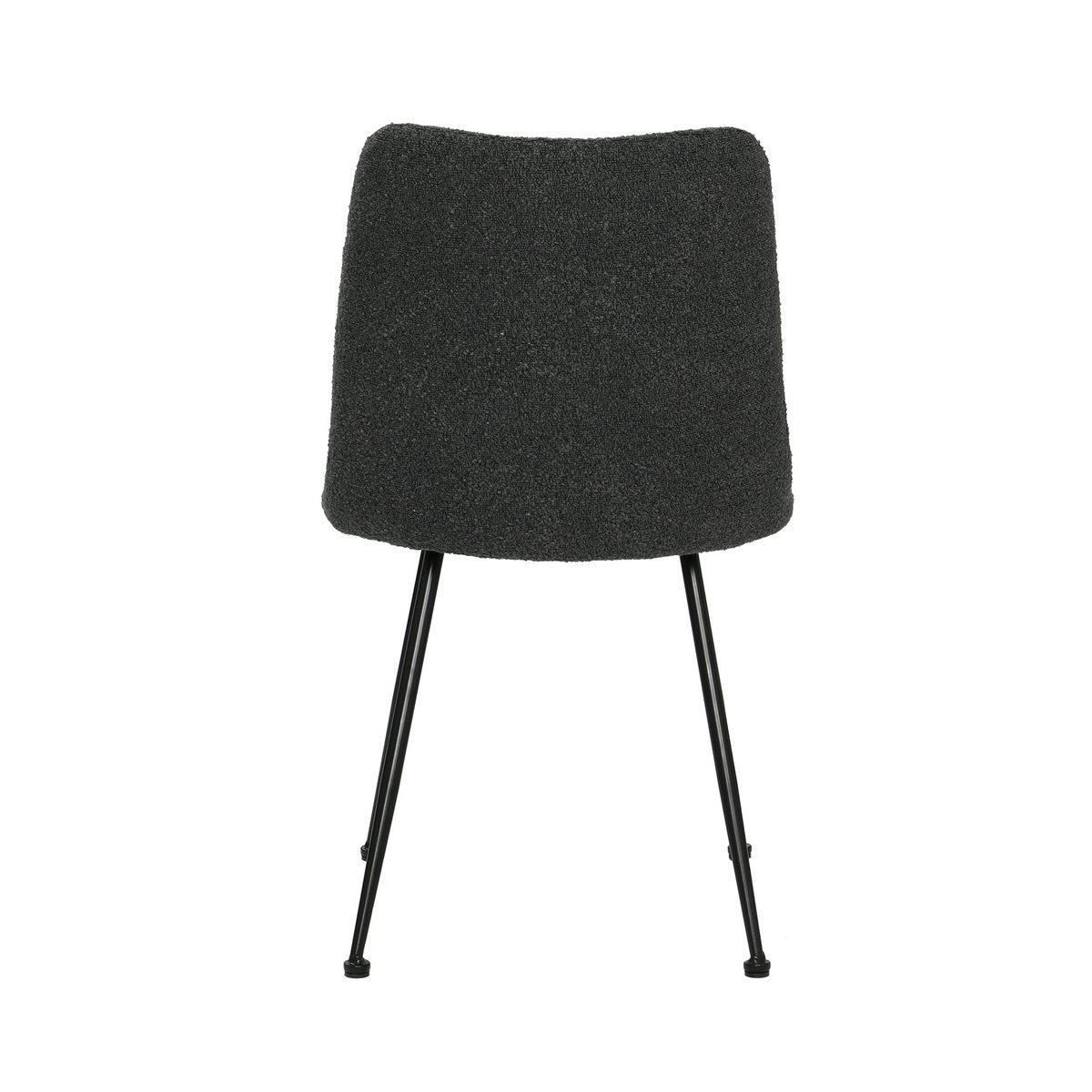 Stuhl 2er Set mit Bouclé-Bezug