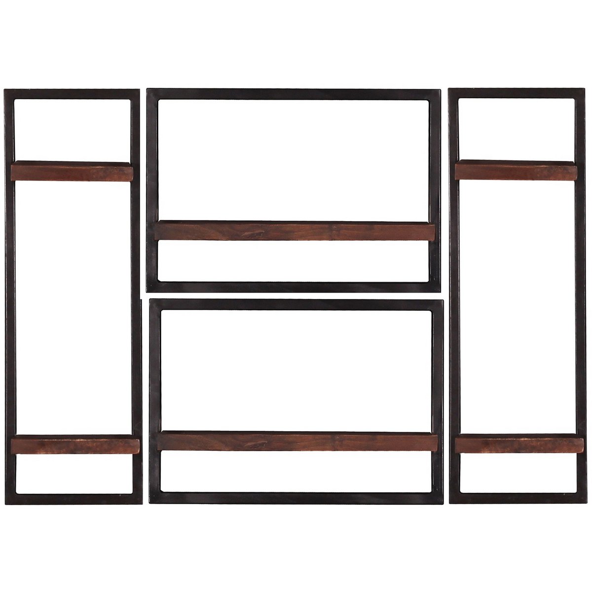 Wandregal-Set, 4-teilig