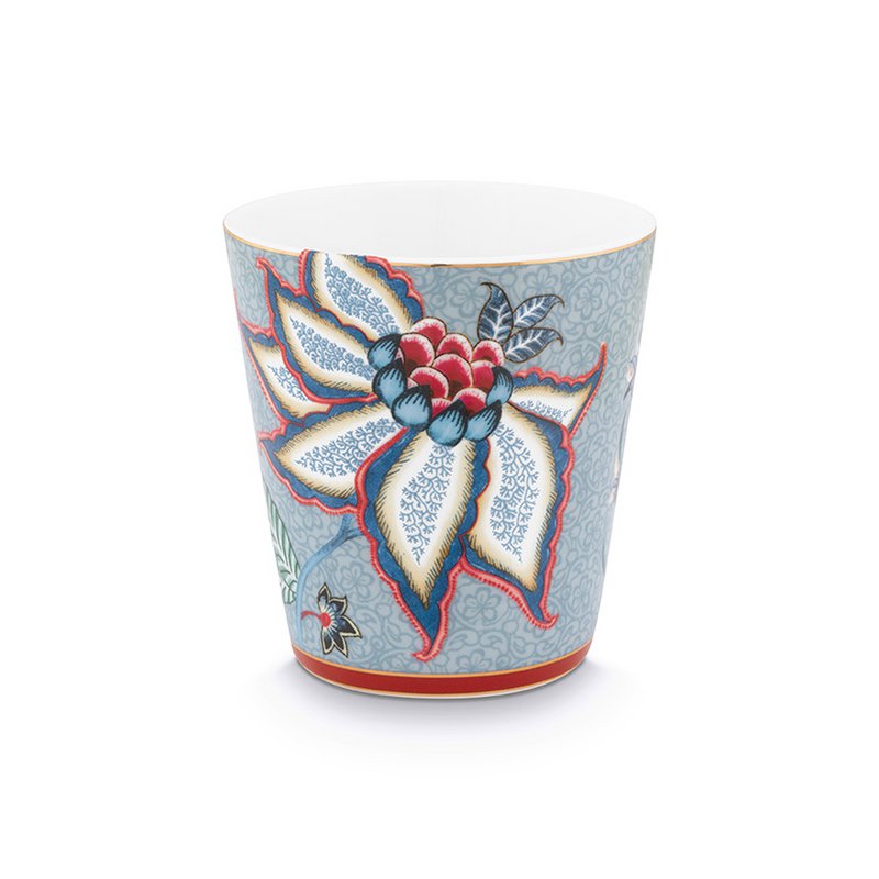 Geschenkset Tassen ohne Ohr Oriental Flower Festival Blue 230ml