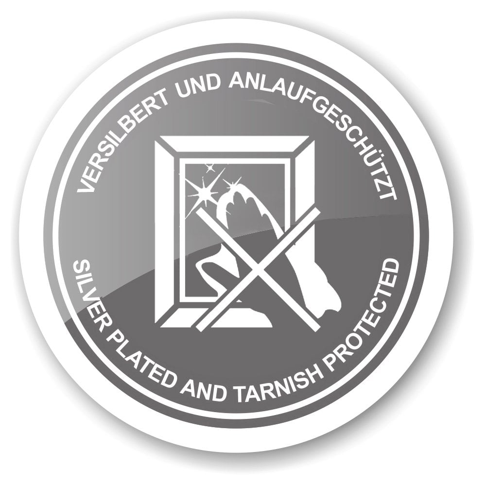 Bilderrahmen Gela (15x20 cm), edel versilbert, anlaufgeschützt, 2 Aufhänger, Hoch- und Querformat
