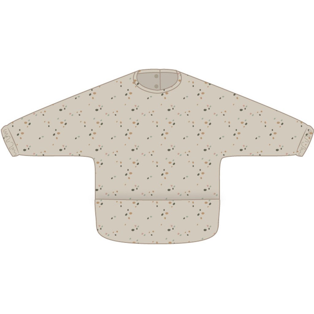 Mija Lätzchen mit langen Ärmeln Dots