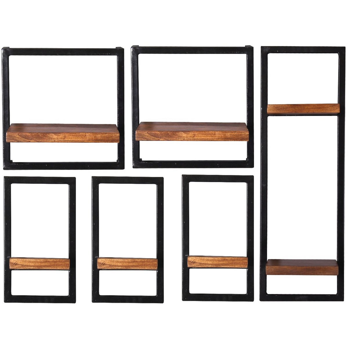 Wandregal-Set, 6-teilig