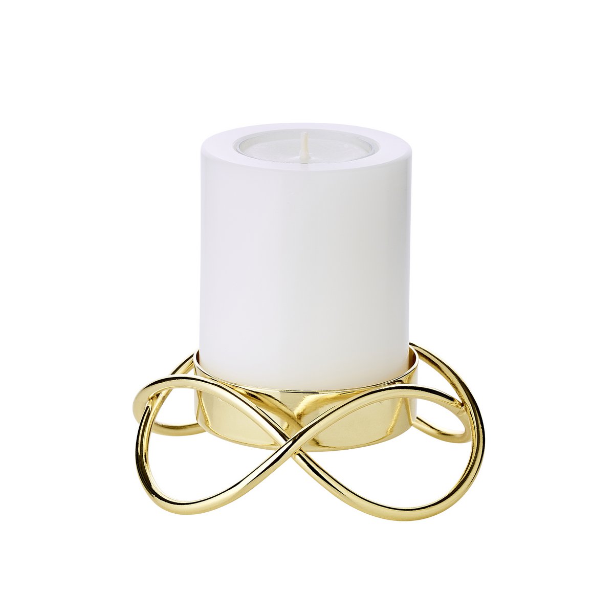 EDZARD 2er Set Kerzenhalter Bastia in gold H 3 cm