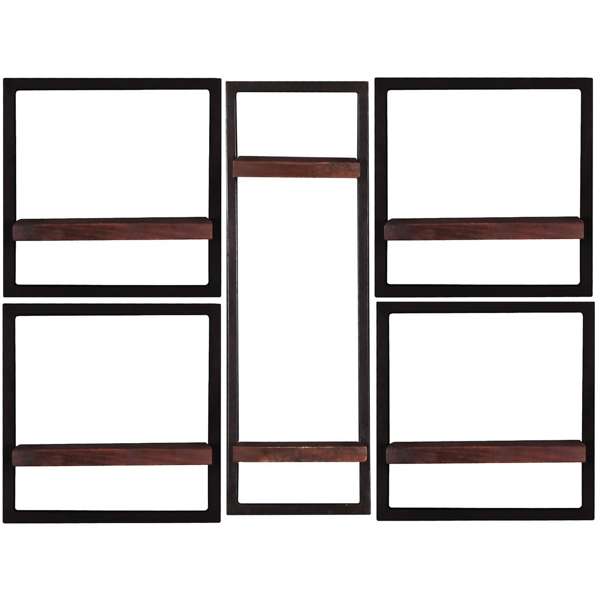 Wandregal-Set, 5-teilig