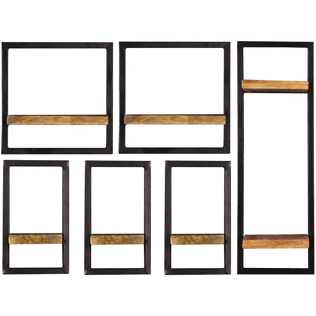 Wandregal-Set, 6-teilig