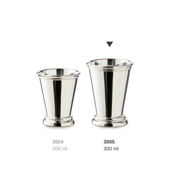 EDZARD Vase Dekovase Bechervase Perla, schwerversilbert, Höhe 11 cm, Durchmesser 9 cm, Füllmenge 300 ml