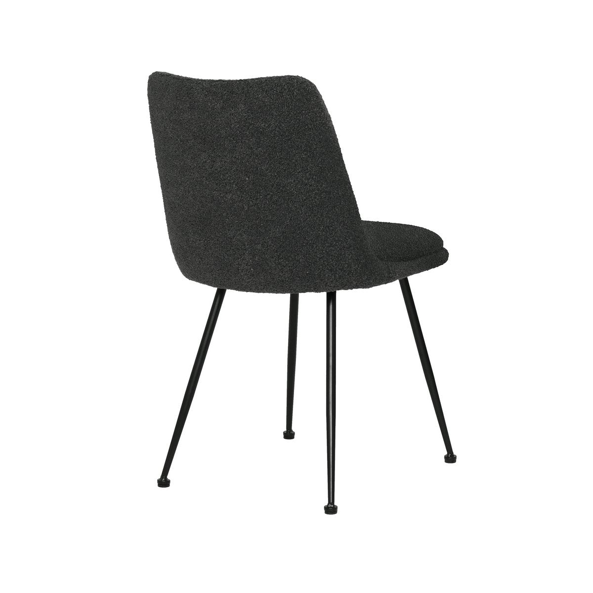 Stuhl 2er Set mit Bouclé-Bezug