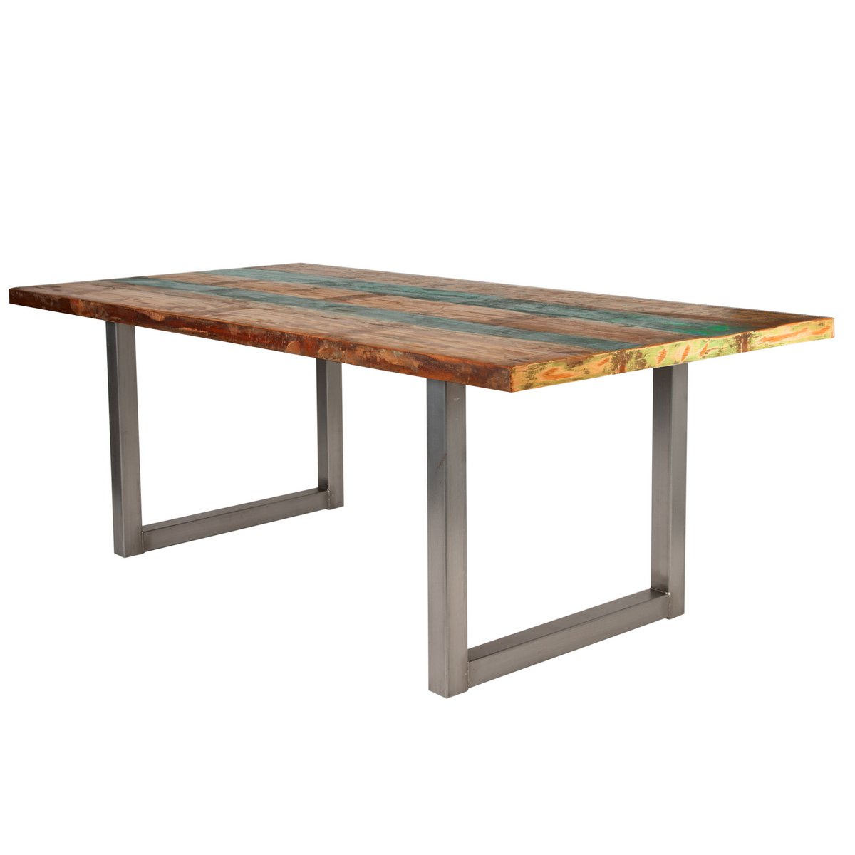 Tisch 160x85 cm, buntes Altholz