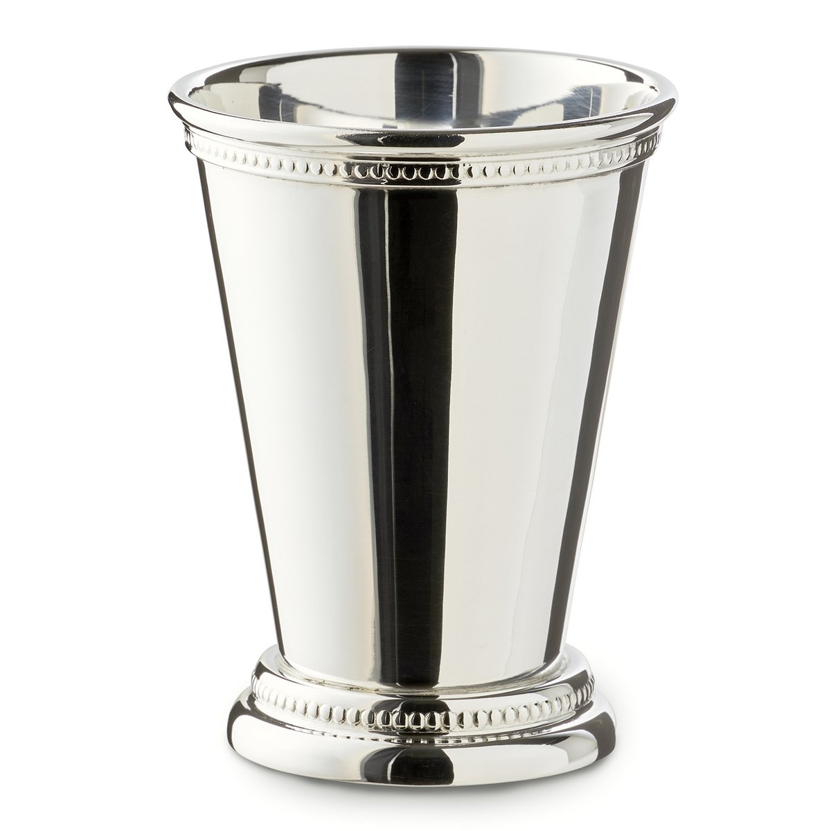 EDZARD Vase Dekovase Bechervase Perla, schwerversilbert, Höhe 11 cm, Durchmesser 9 cm, Füllmenge 300 ml