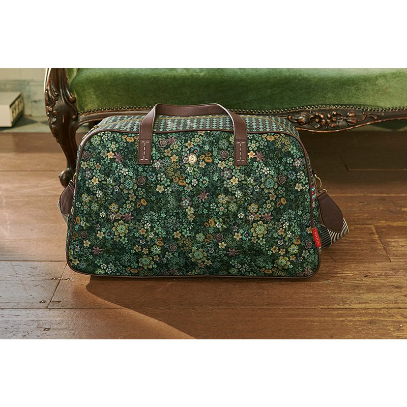 Wochenendtasche Medium Tutti i Fiori Grün 57x22x37cm