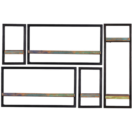 Wandregal-Set, 5-teilig