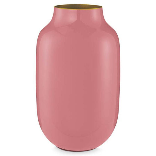 Vase Metall Oval Alt Pink 30cm