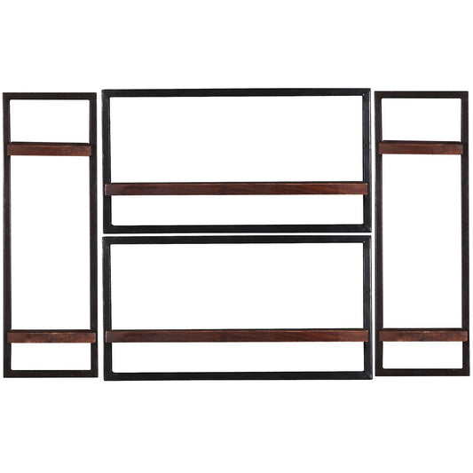 Wandregal-Set, 4-teilig