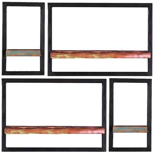 Wandregal-Set, 4-teilig