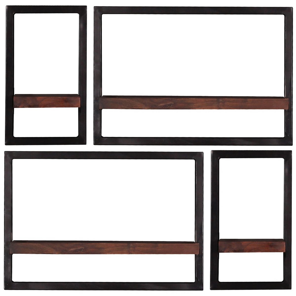Wandregal-Set, 4-teilig