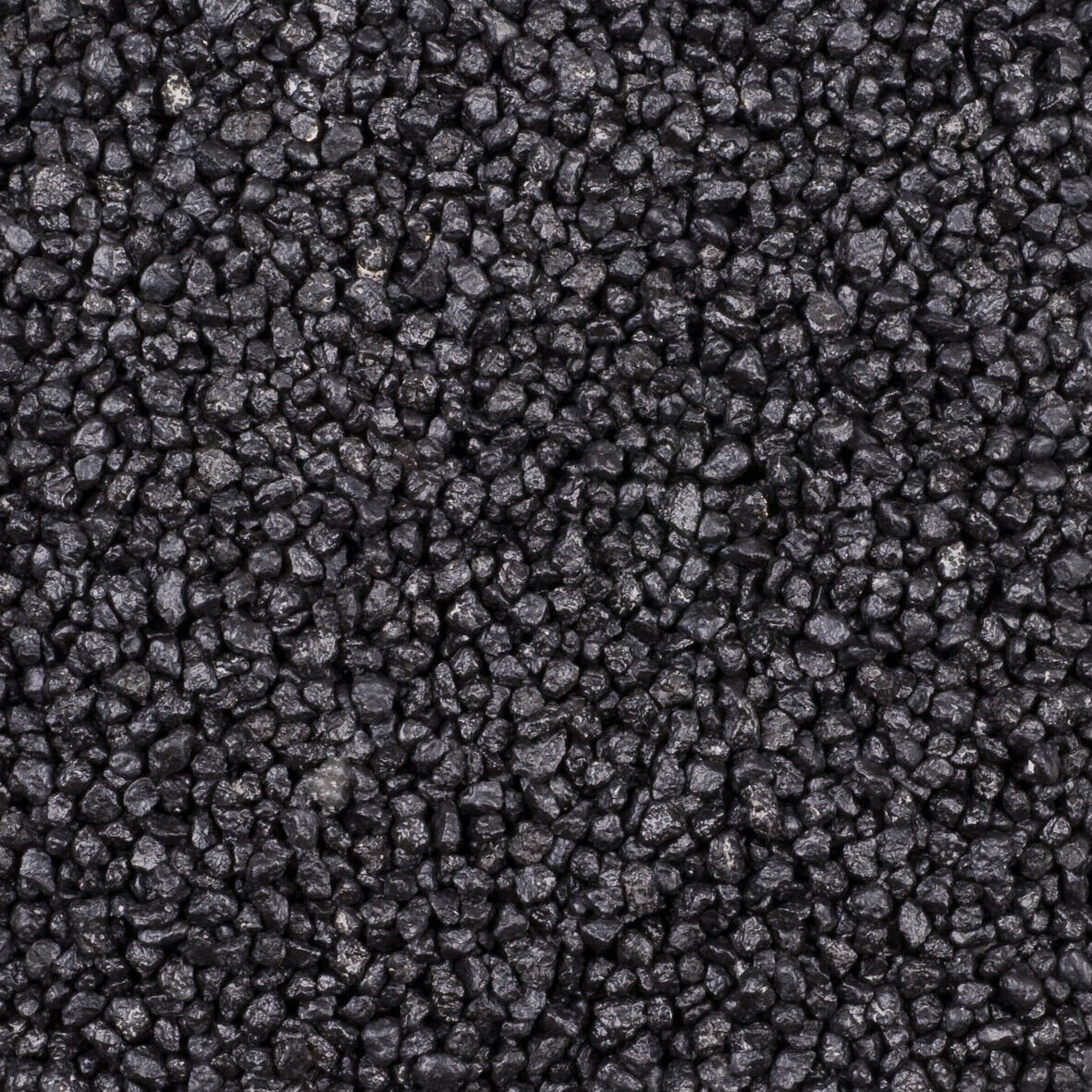 Dekogranulat Dekosteine (2-3 mm), Farbe schwarz, 1 kg, wasserfest, staubfrei