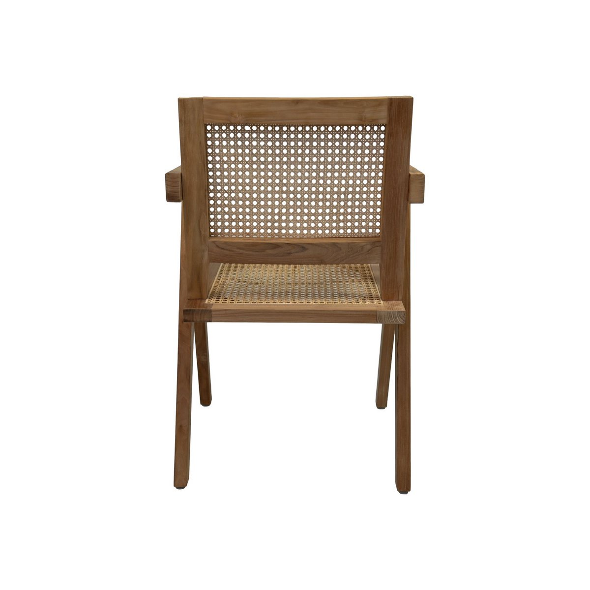 Esszimmerstuhl - 56x52x83 - Natur - Teak/Rotan