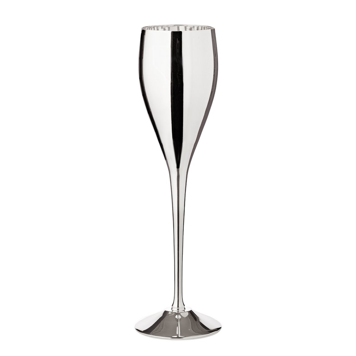 EDZARD Sektkelch Sektflöte Dodo, edel versilbert, Höhe 23 cm, Füllmenge 200 ml