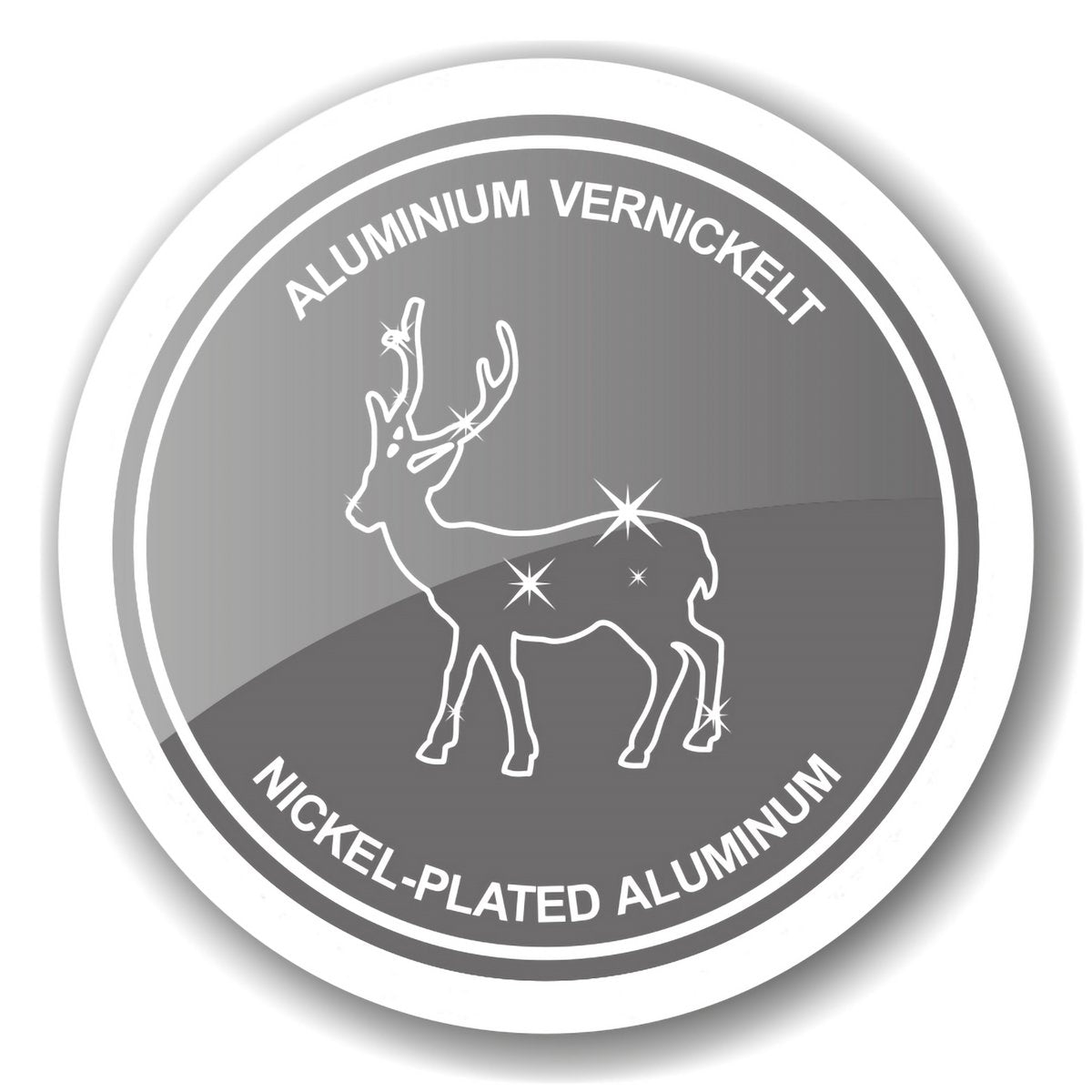 EDZARD Adventskranz Bernd, Durchmesser 29 cm, Aluminium vernickelt silberfarben, für Kerzen ø 6 cm