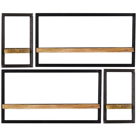Wandregal-Set, 4-teilig