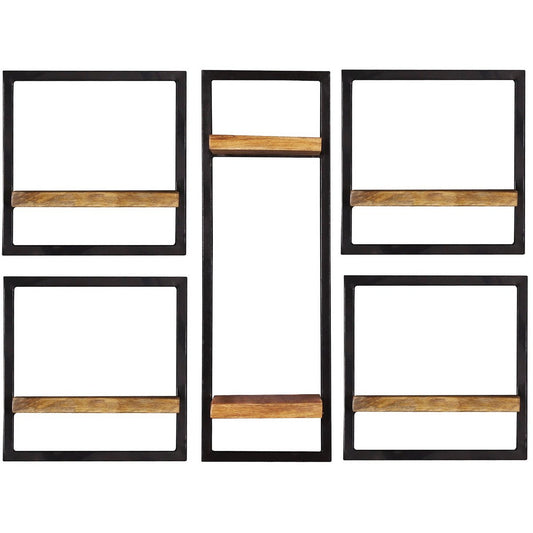 Wandregal-Set, 5-teilig
