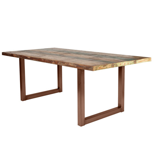 Tisch 160x85 cm, buntes Altholz