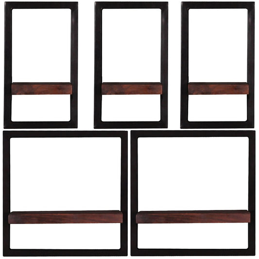 Wandregal-Set, 5-teilig