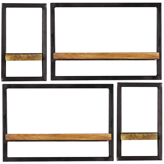 Wandregal-Set, 4-teilig