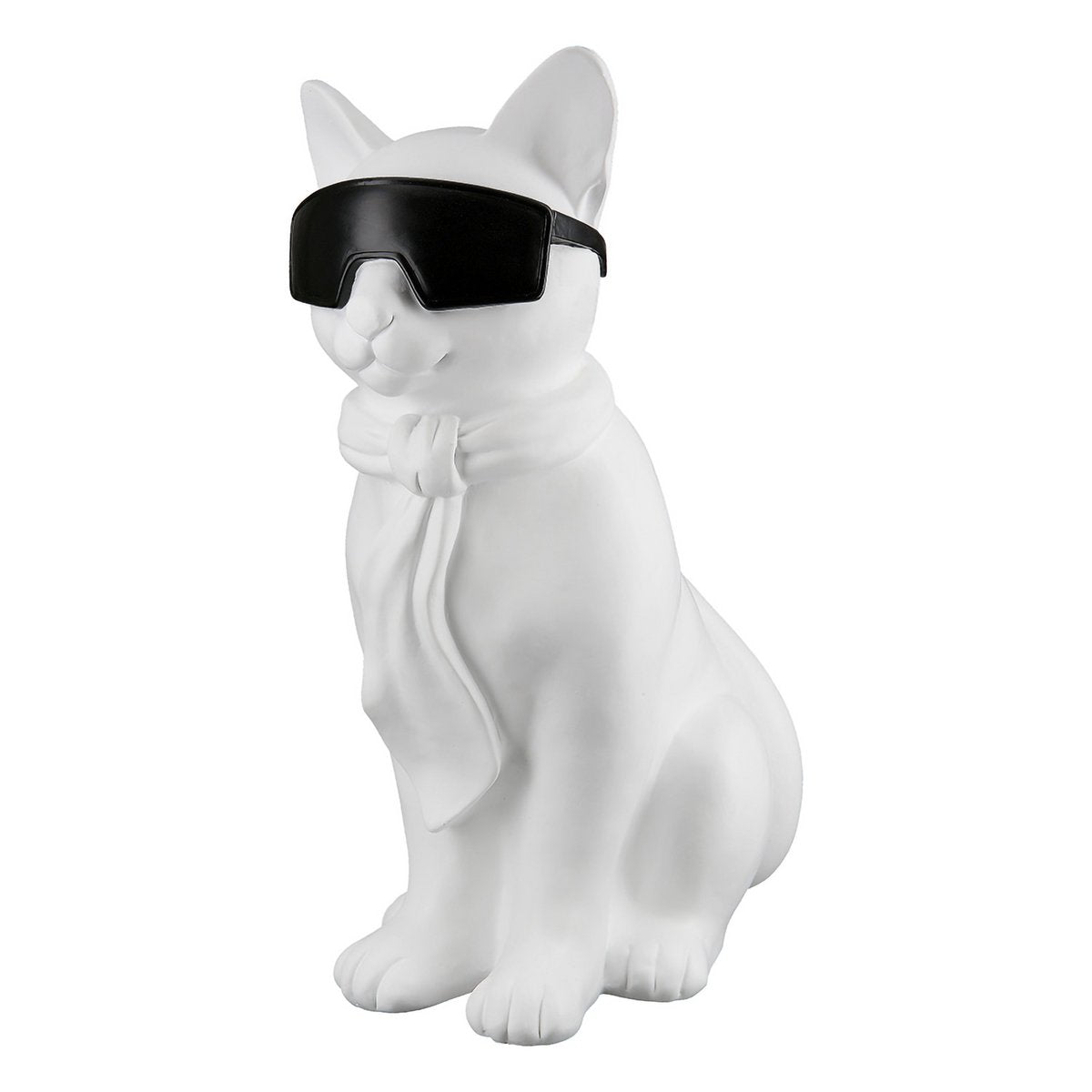 Katze "Hero Cat" H.35cm weiß