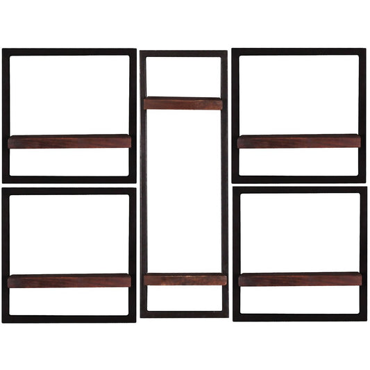 Wandregal-Set, 5-teilig