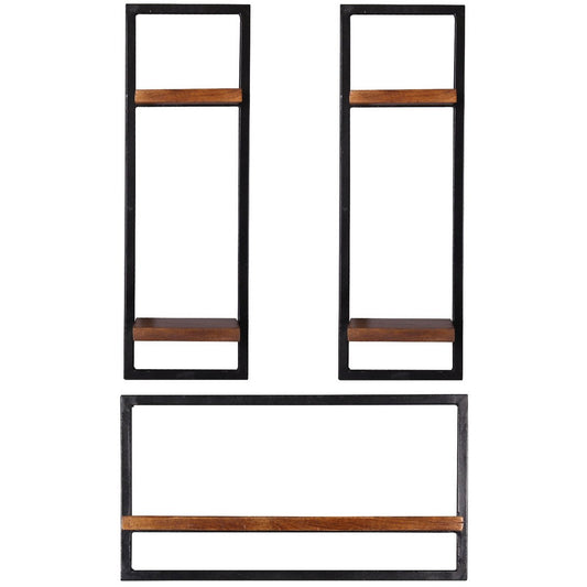 Wandregal-Set, 3-teilig