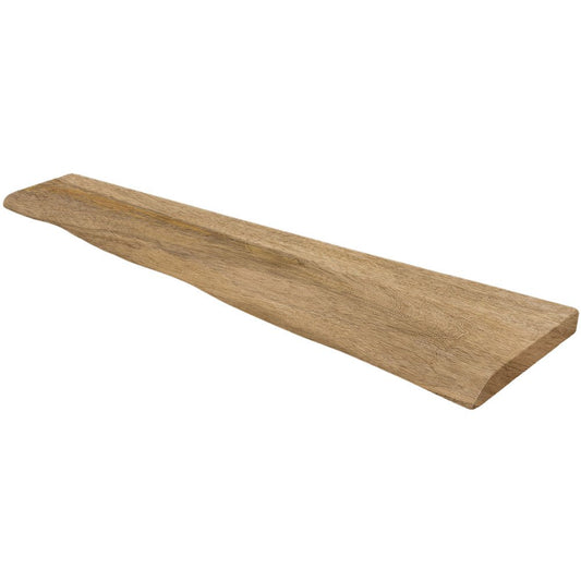 Wandregal aus reinem Mangoholz, 140 cm