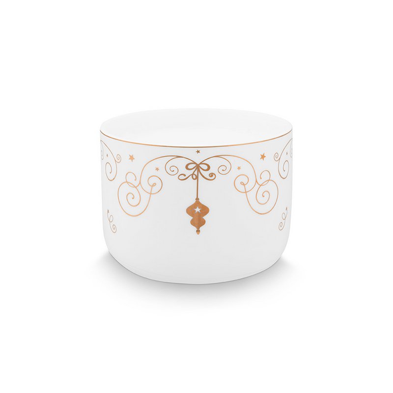 Kerzenbox Royal Winter White 11,7x9,6cm