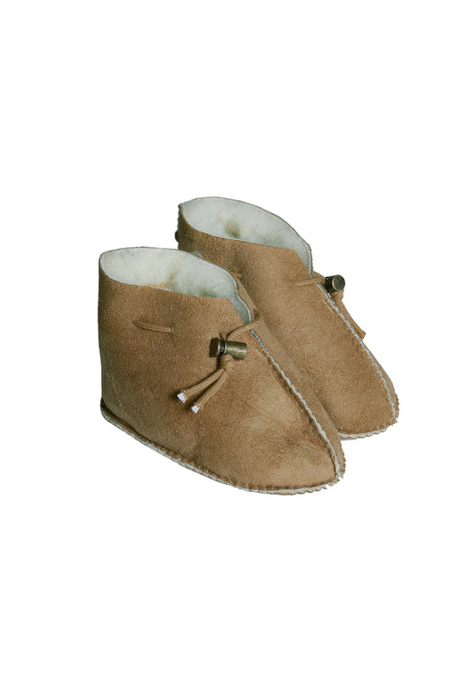 Alwero Babyschuh Emo Velours Hellbraun 6-12 Monate