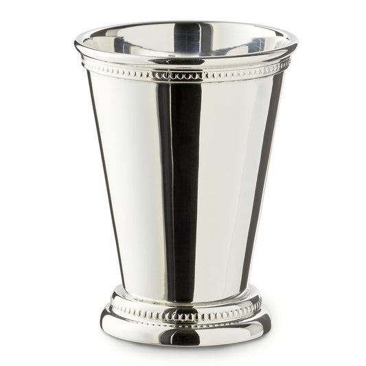 EDZARD Vase Dekovase Bechervase Perla, schwerversilbert, Höhe 11 cm, Durchmesser 9 cm, Füllmenge 300 ml