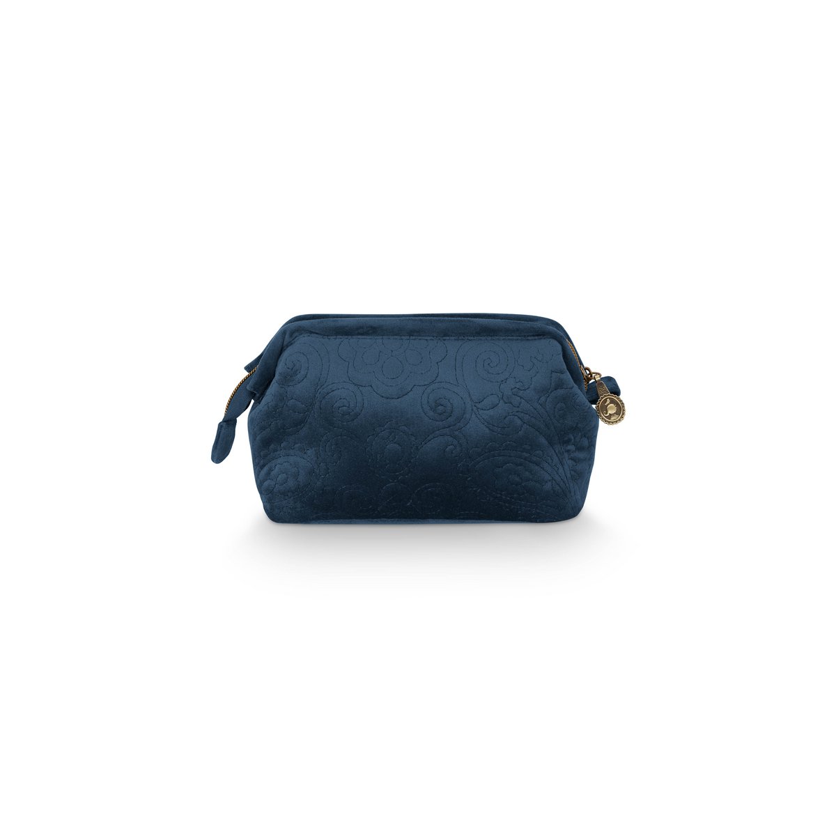 Kosmetiktasche Small Samt Quiltey Days Blau 19x12x8,5cm