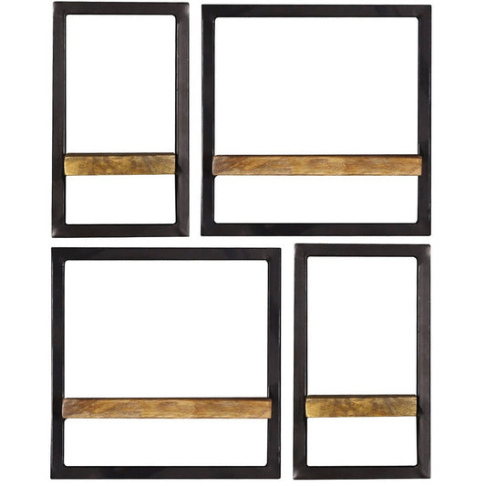 Wandregal-Set, 4-teilig