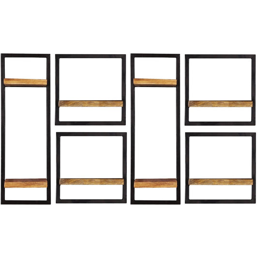 Wandregal-Set, 6-teilig