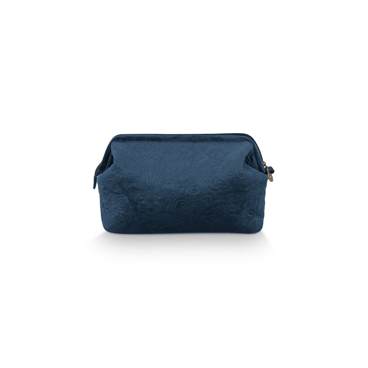 Kosmetiktasche Extra Large Samt Quiltey Days Blau 30x20.7x13.8cm