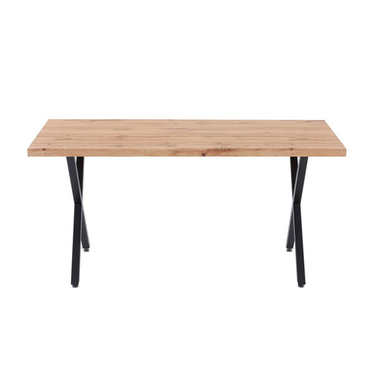 Tisch 160x90 cm mit X-Gestell