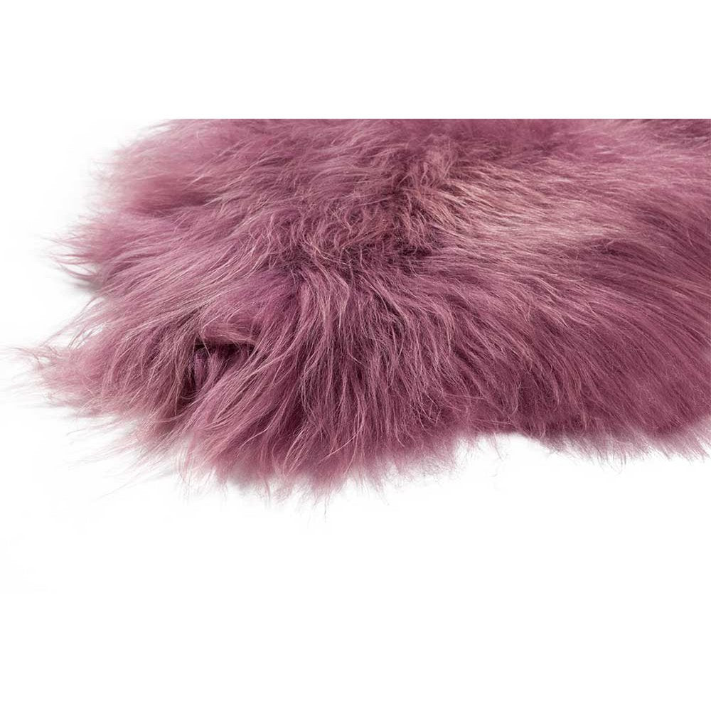 SHEEPSKIN ICELANDIC DARK PINK 90-110cm