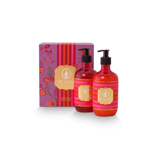 Geschenkset Handseife & Handlotion Teeblätter 2x475ml