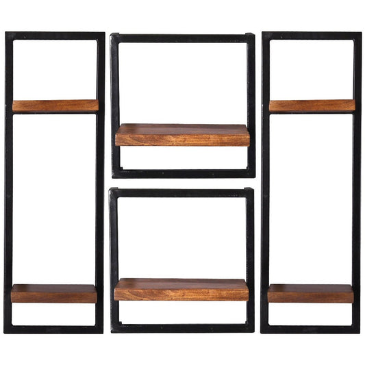 Wandregal-Set, 4-teilig