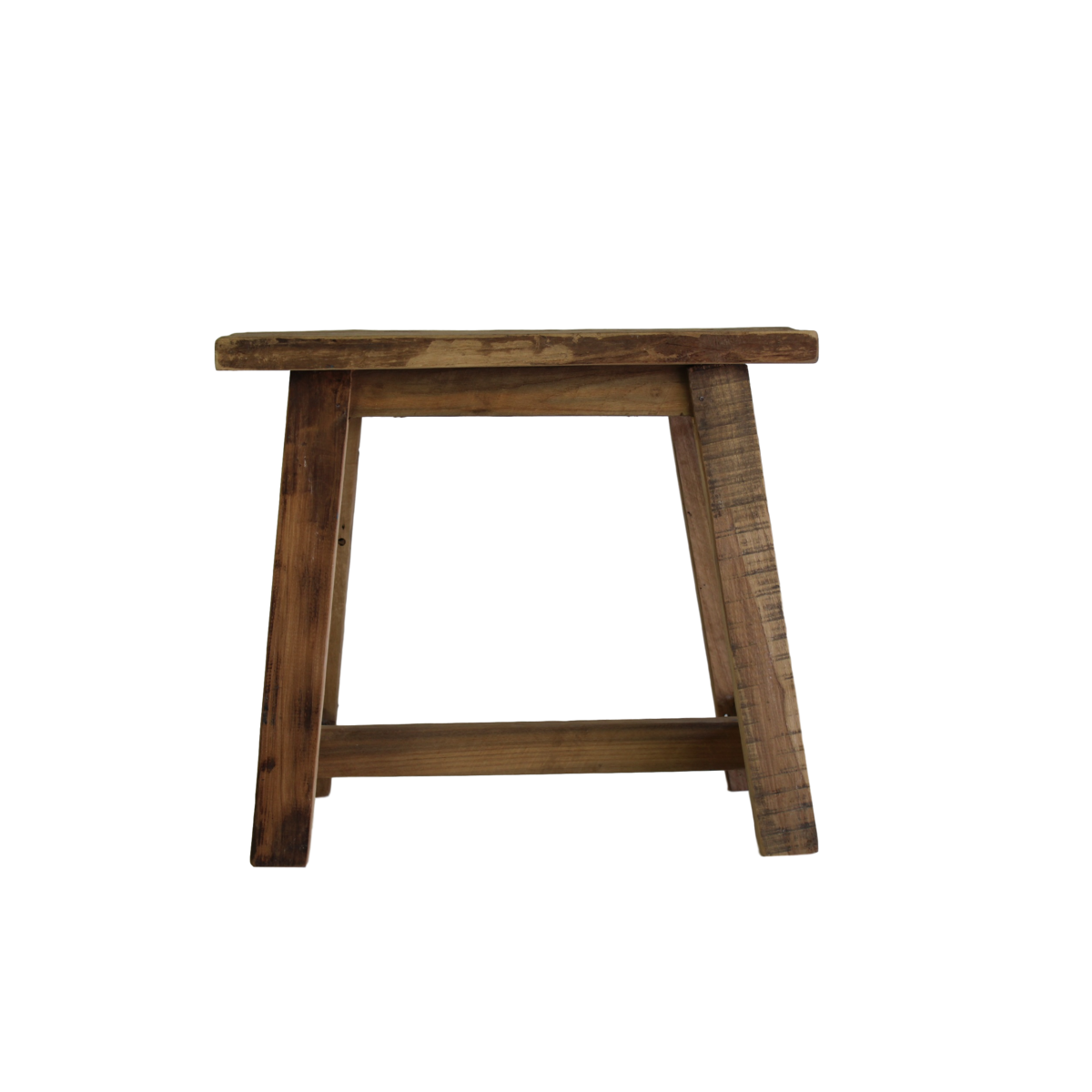 Dekorativer Hocker Lawas - 50 cm - Natur - Teak