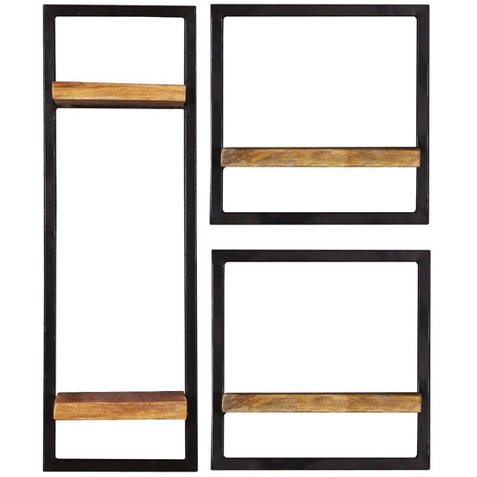 Wandregal-Set, 3-teilig